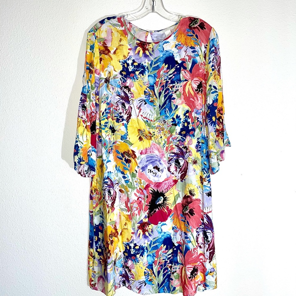 H&M Multicolored Floral Dress